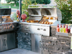 coyote 50-inch built-in gas & charcoal dual fuel hybrid grill