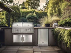 coyote 21-inch 4.1 cu. ft. right hinge outdoor rated compact refrigerator