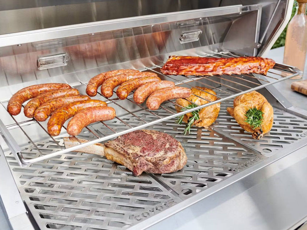 coyote 28-inch next-gen built-in pellet grill