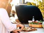coyote 40-inch duomo wood-fired pizza oven - copper