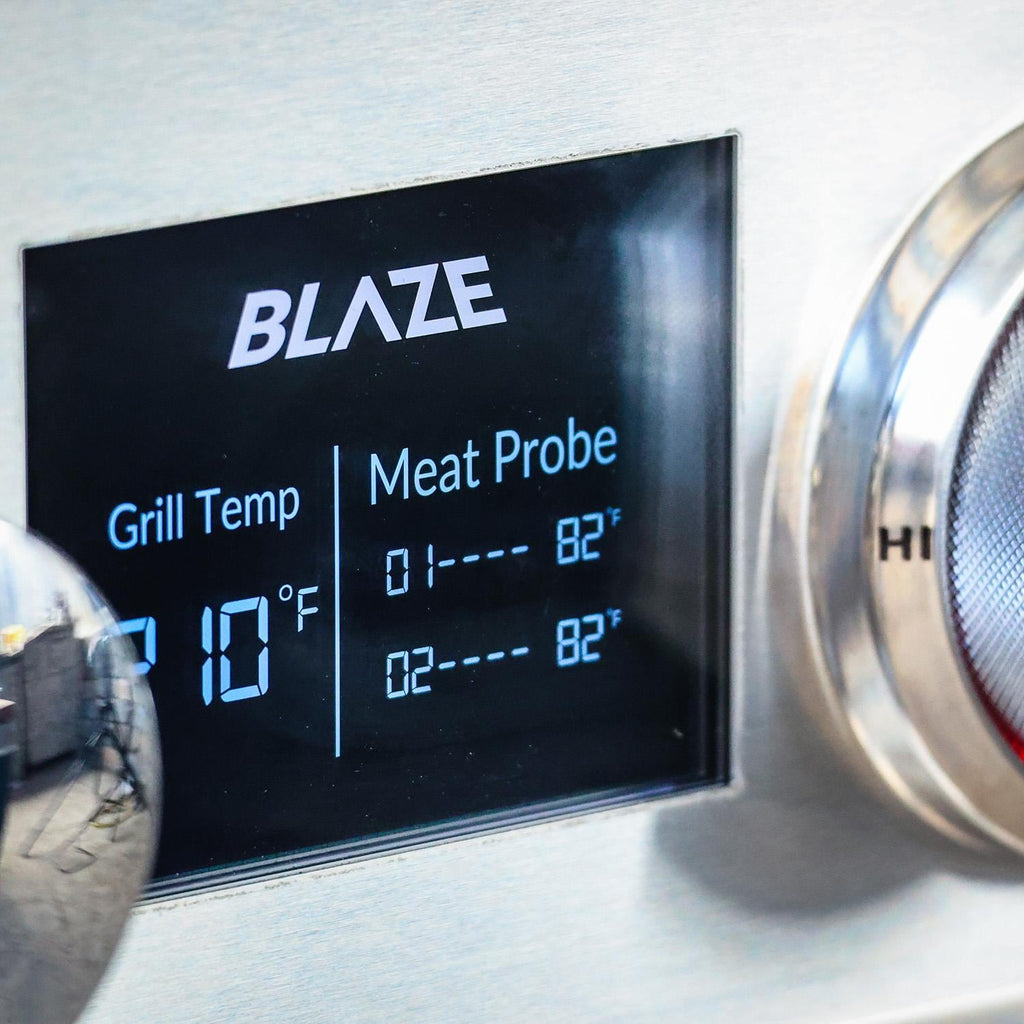 Blaze LTE PRO 40-in 5-Burner Built-In Grill w/ Digital Temperature Screen & Rotisserie