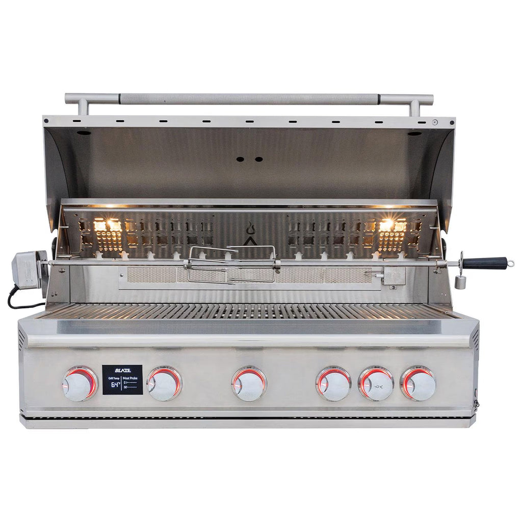 Blaze LTE PRO 40-in 5-Burner Built-In Grill w/ Digital Temperature Screen & Rotisserie