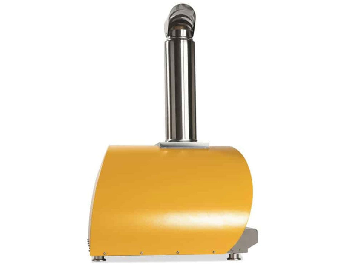 coyote 40-inch duomo wood-fired pizza oven - yellow