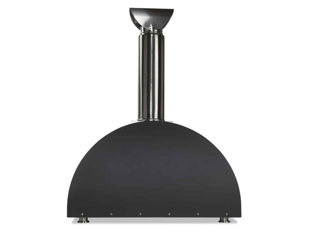 coyote 40-inch duomo wood-fired pizza oven - matte black