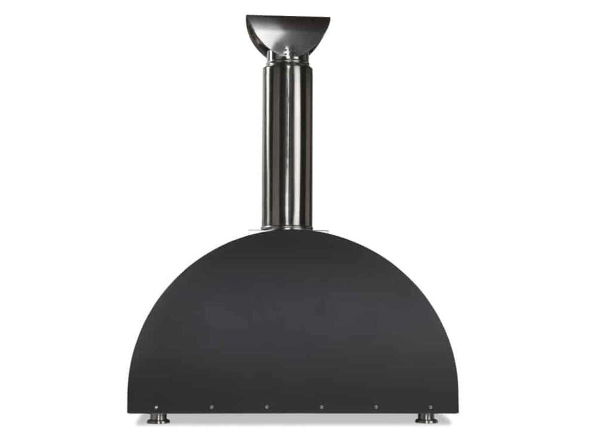 coyote 40-inch duomo wood-fired pizza oven - matte black