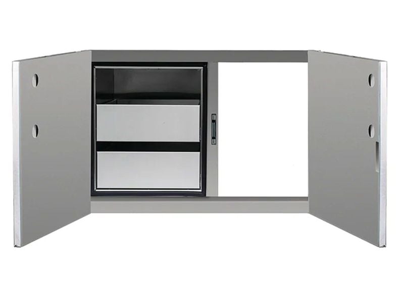 TrueFlame 36-Inch 2-Drawer Dry Storage Pantry & Access Drawer Combo
