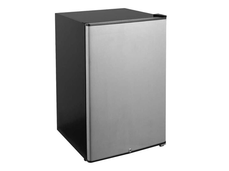 TrueFlame 22-Inch 4.1 Cu. Ft. Outdoor Rated Fridge Reversible Door with Lock
