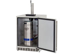 TrueFlame 24-Inch 6.6C Deluxe Single, Double or No Tab Outdoor Kegerator