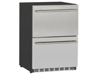 TrueFlame 24-Inch 5.0 Cu. Ft. Outdoor Rated 2-Drawer Fridge with Lock