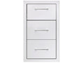 TrueFlame 17-Inch Triple Drawer