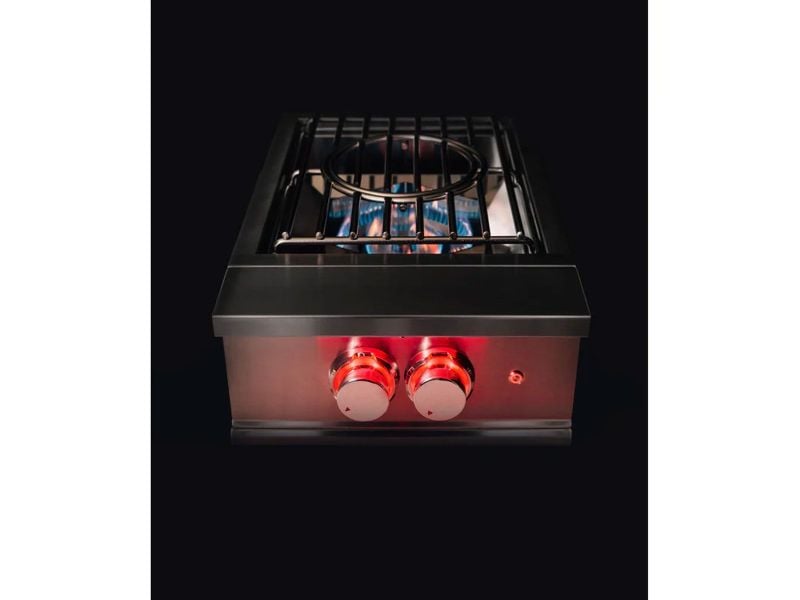 TrueFlame Built-In Gas Power Burner with Wok Grate & Removable Lid